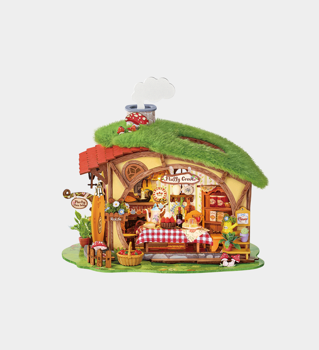 Rolife Fluffy Grove DIY Miniature House DG184