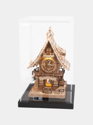 Rokr Cuckoo Clock (wood colour) Display Showcase LC901Z