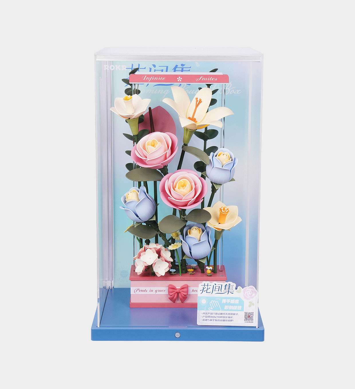 Blooming Bouquet Box Display Showcase AF01DZ