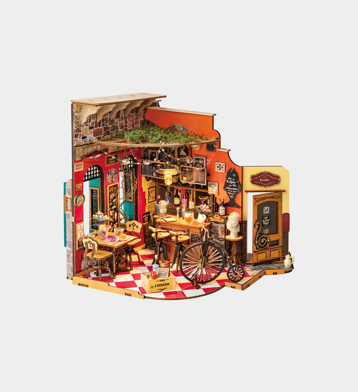 Rolife Cheers Bar & Dining DIY Miniature House DG173