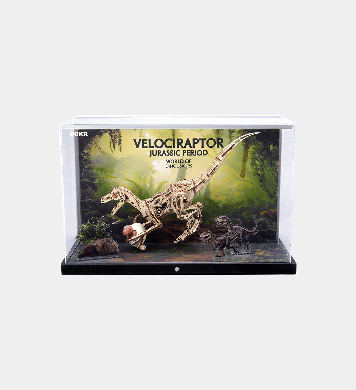 ROKR Velociraptor Display Showcase