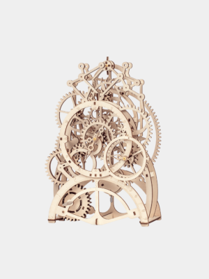 ROKR Pendulum Clock Mechanical Gears 3D Wooden Puzzle LK501