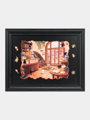 Rowood Cozy Winter Café Display Showcase TA006Z