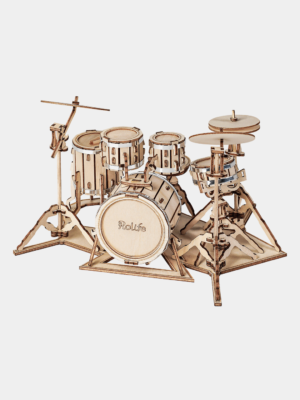 Rolife Drum Kit 3D Wooden Puzzle TG409