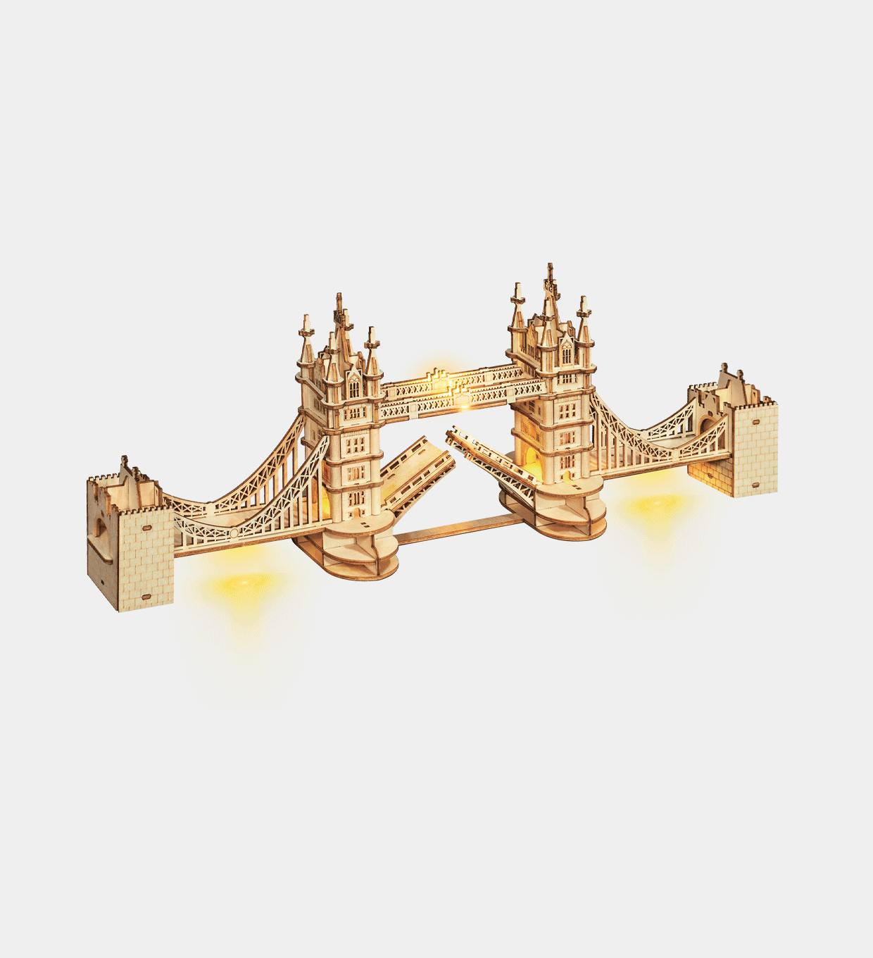 Rolife Tower Bridge with Lights 3D Wooden Puzzle TG412