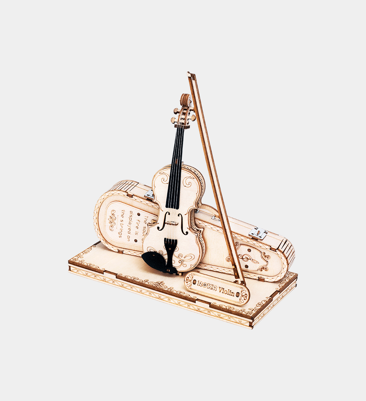 ROKR Violin Capriccio Model 3D Wooden Puzzle TG604K