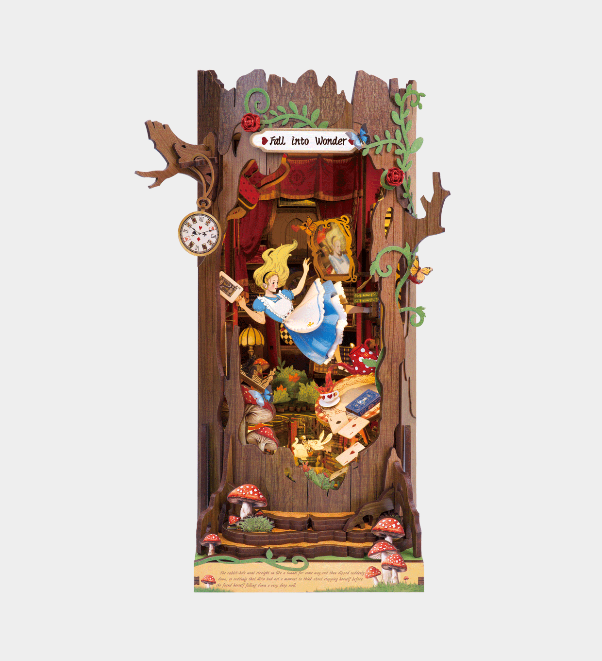 Rolife Fall into Wonder DIY Book Nook Shelf Insert TGB12
