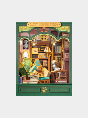 Rolife Quiet Corner Study DIY Book Nook TGE03