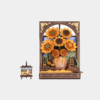 Rowood Golden Sunflower Wall Art 3D Wooden Puzzle TH002