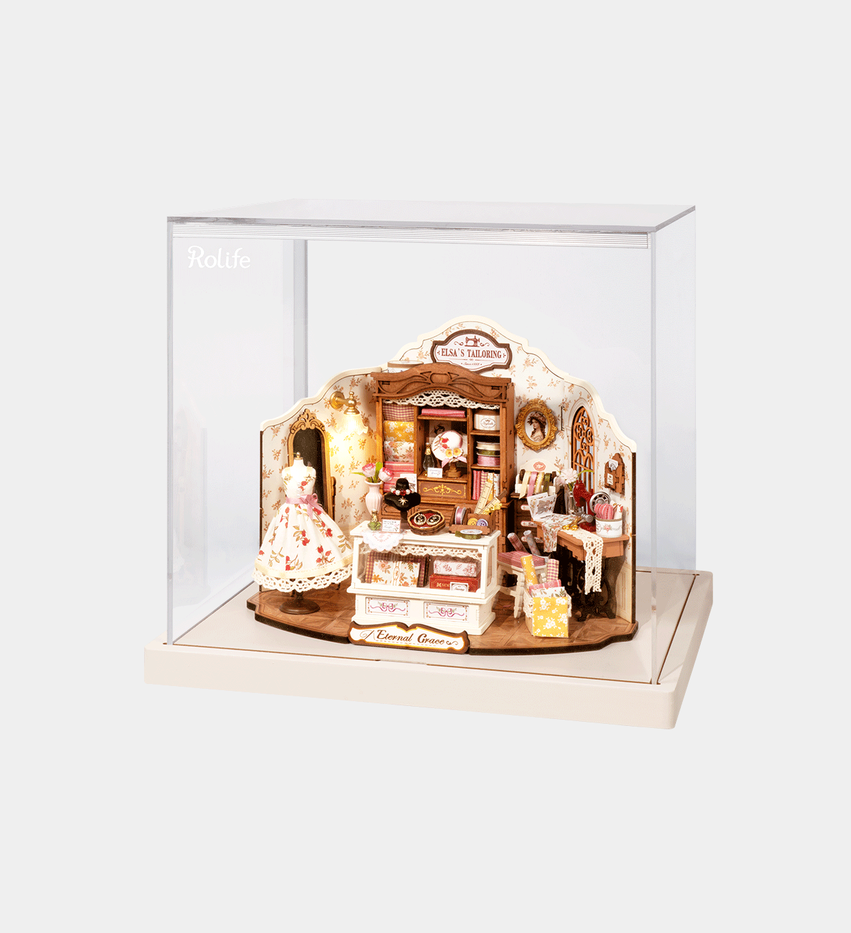 Rolife Elsa's Tailoring Display Showcase DG178Z