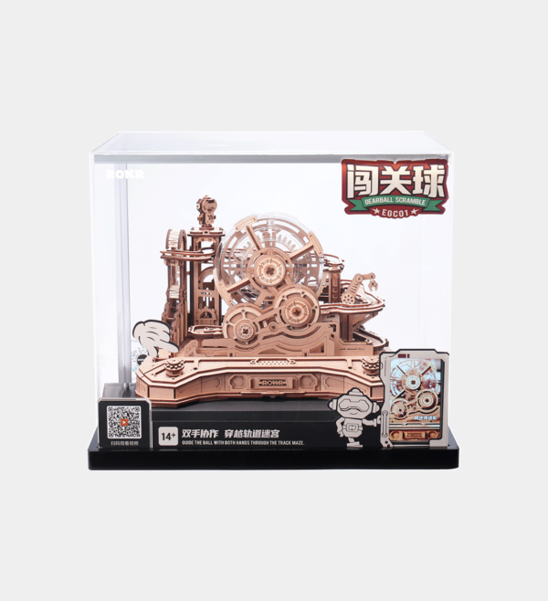 Rokr Gear Ball Challenge Display Showcase EGC01Z