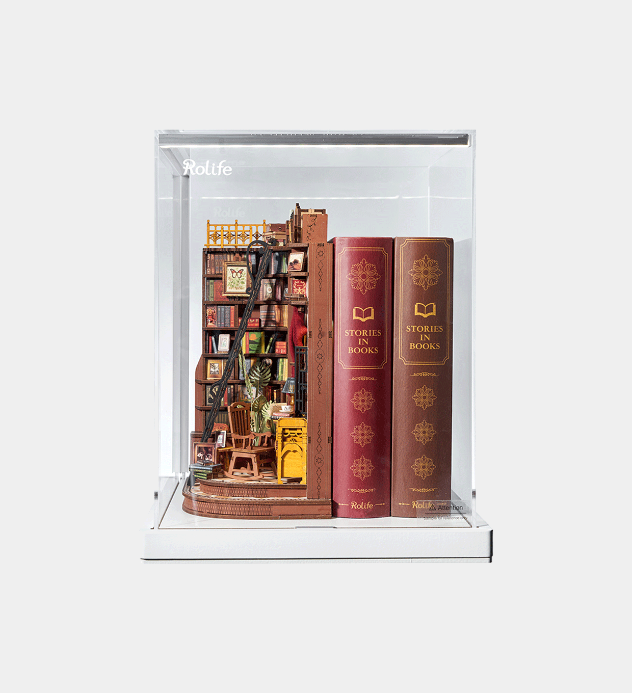 Rolife Silent Corner Study Display Showcase TGE02Z