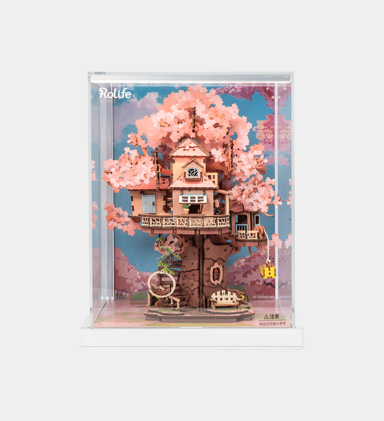 TGS04Z-UK Sakura Tree House Display Showcase TGS04Z
