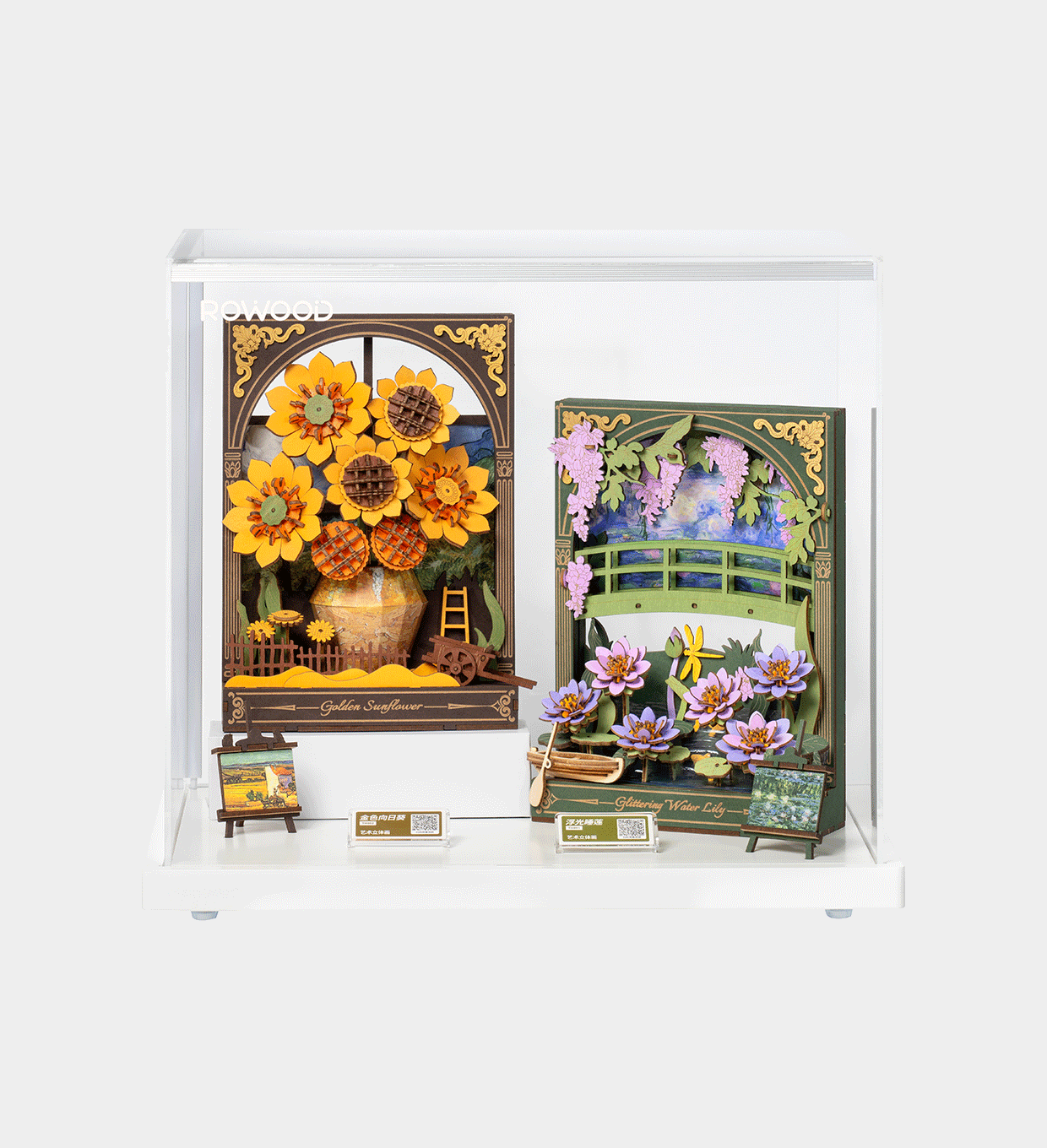 TH01Z-UK Rowood Display Showcase for TH001 & TH002
