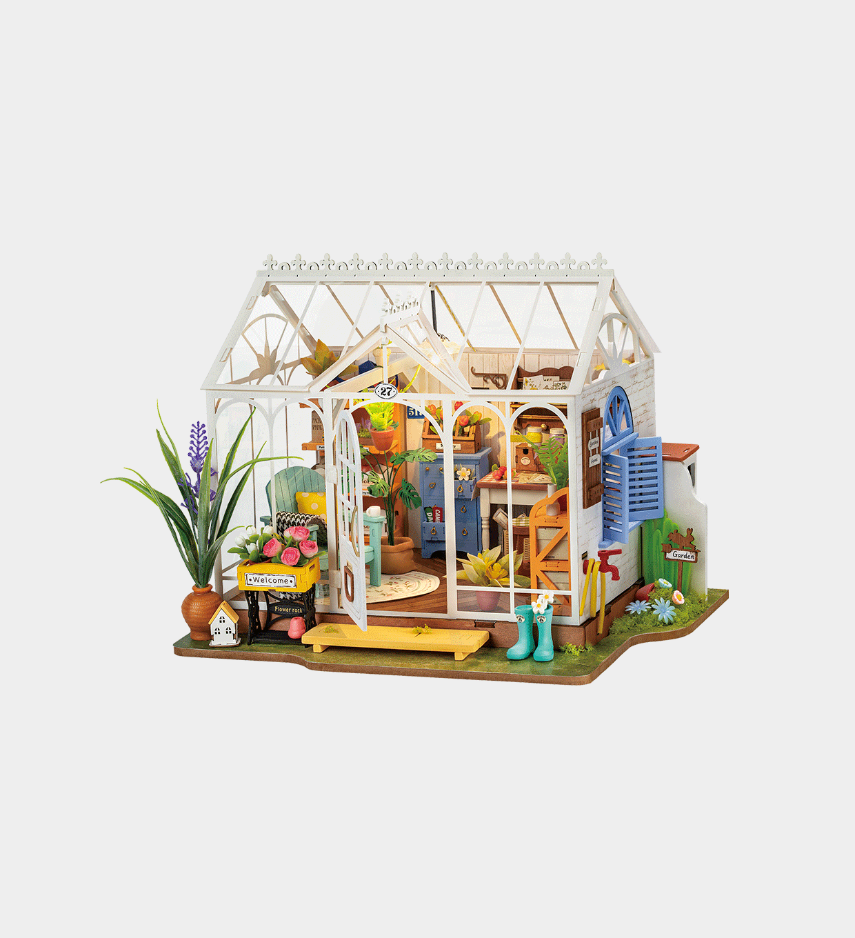 Rolife Dreamy Garden House DIY Miniature House Kit DG163