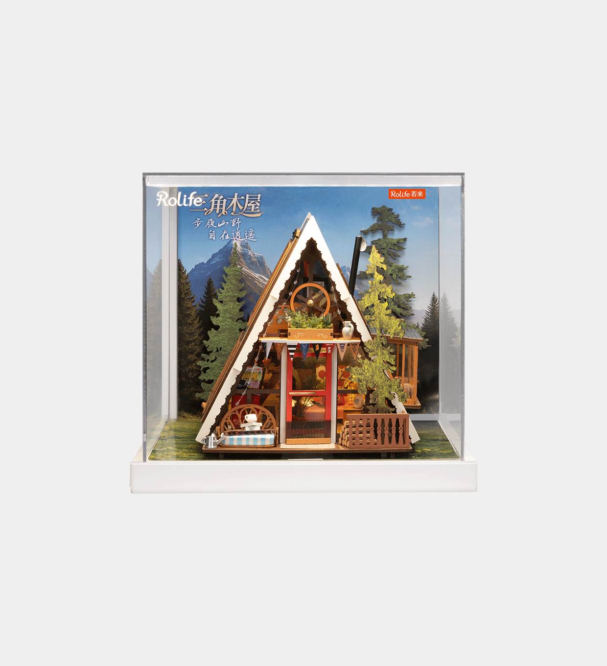 Rolife A-Frame Cabin Display Showcase DG181Z