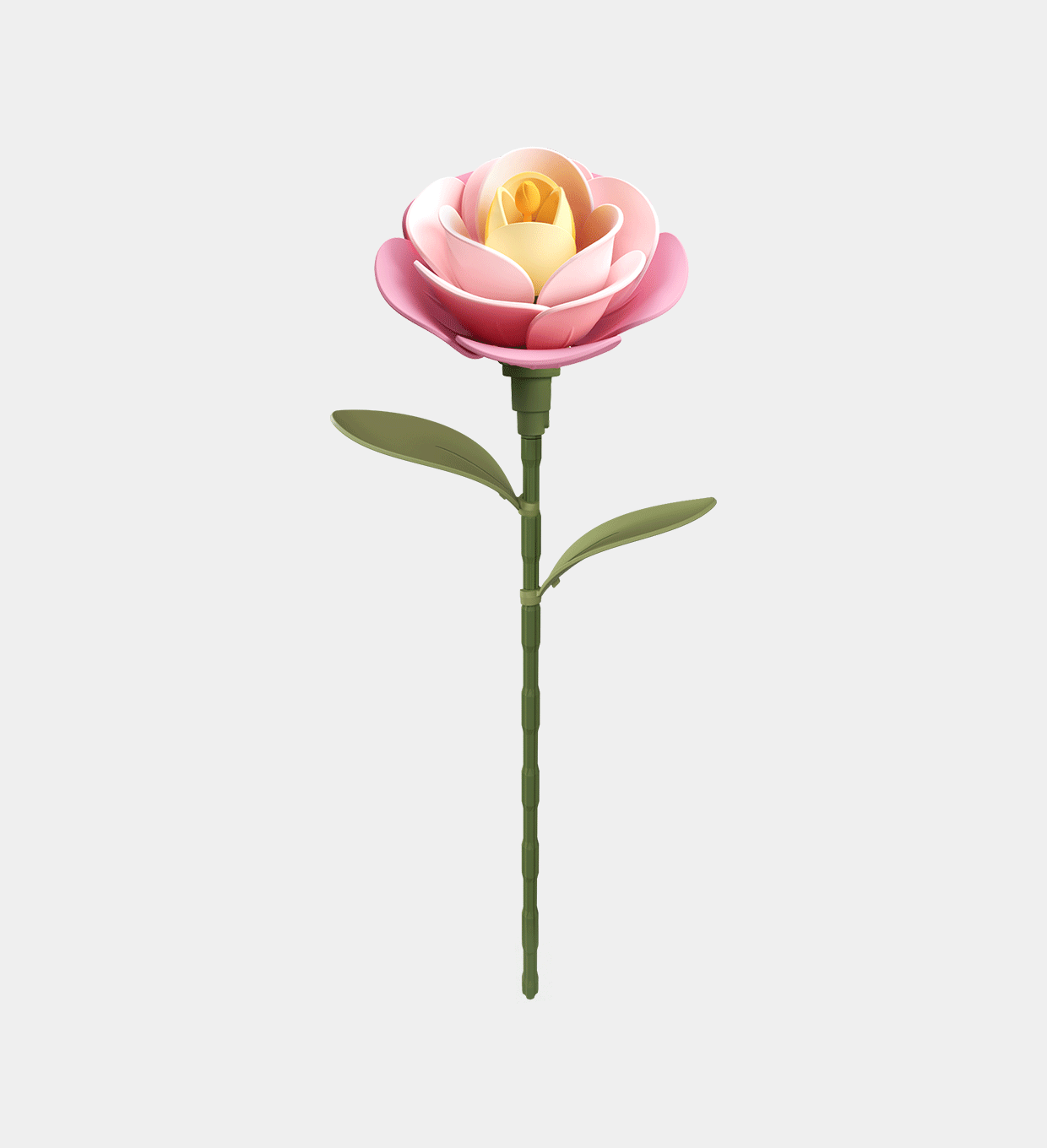 AD011-UK ROKR Floral Puzzle Art Series -- Pink Camellia AD011
