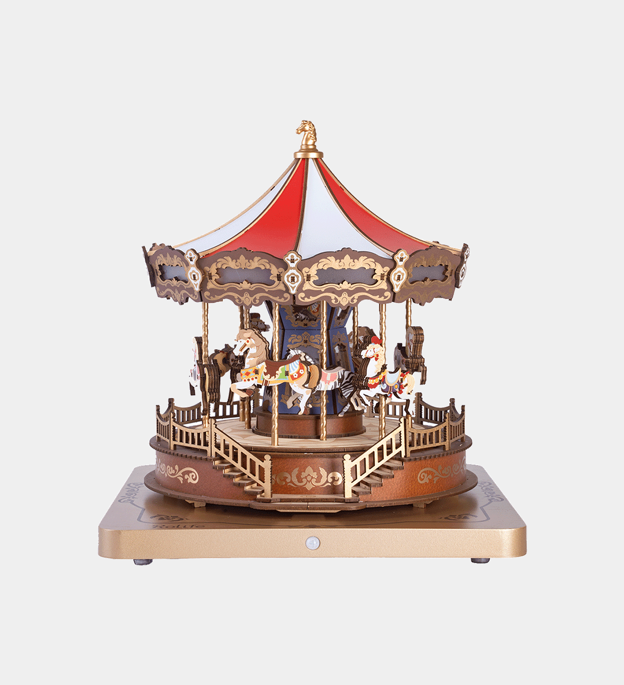 Rolife Classic Carousel Display Showcase AMC01Z