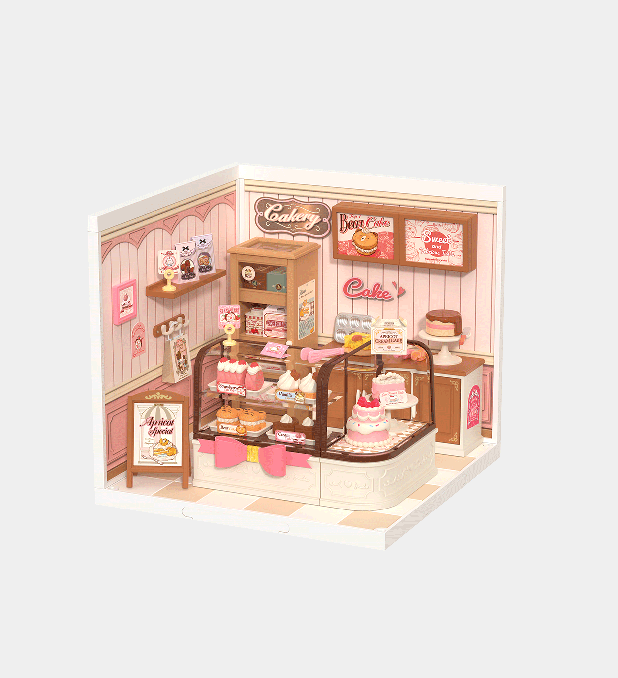 DW019B-UK Rolife Tasty Cake Shop DIY Miniature House DW019B