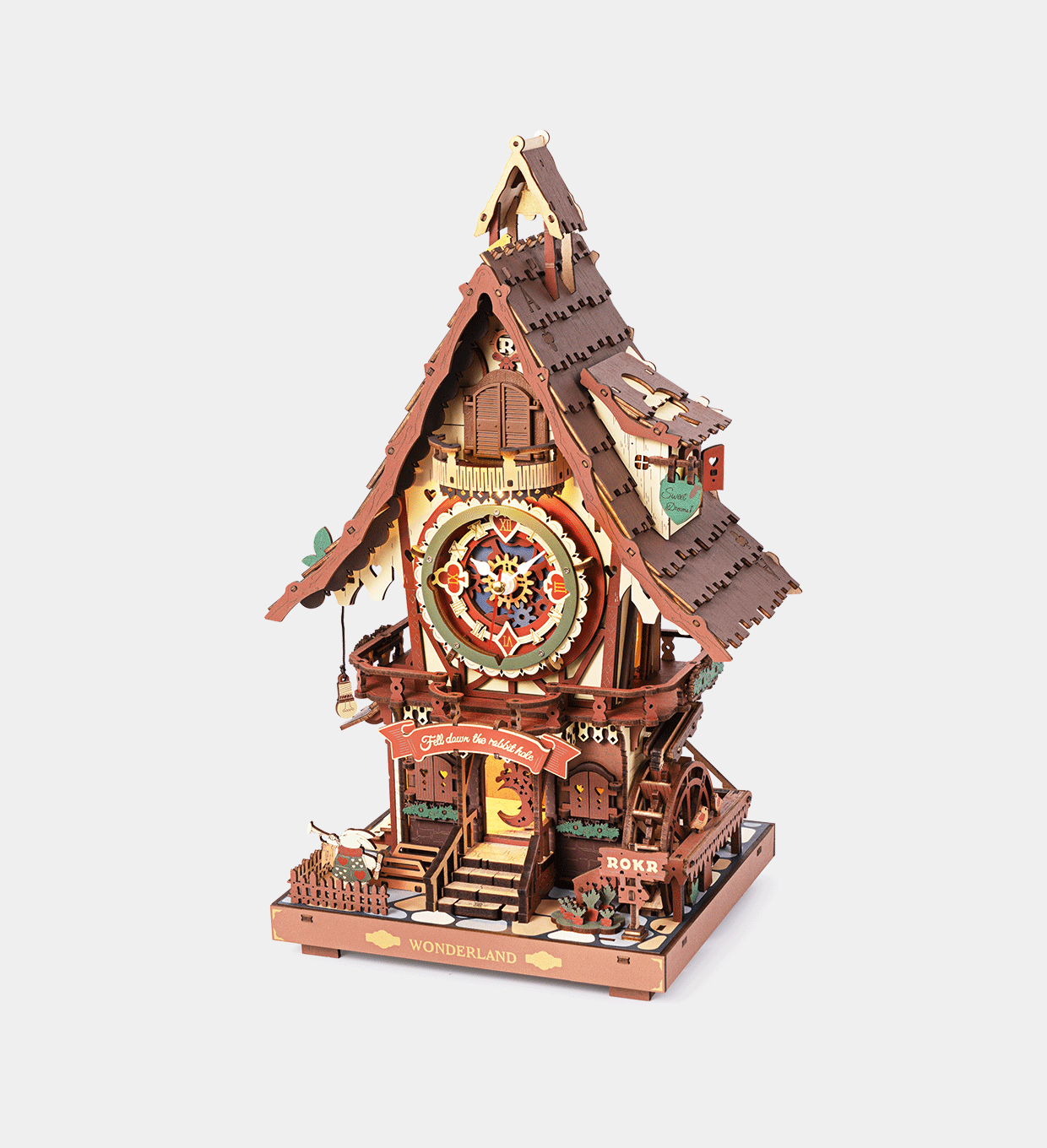 LC901C-UK Rokr Cuckoo Clock 3D Wooden Puzzle LC901C