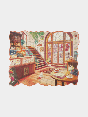 Rowood Cozy Winter Café Wooden Jigsaw Puzzle TA006