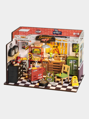 Rolife Garage Workshop DIY Miniature House Kit DG165