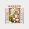 TGE04-UK Rolife Secret Bloomy Nook DIY Book Nook TGE04