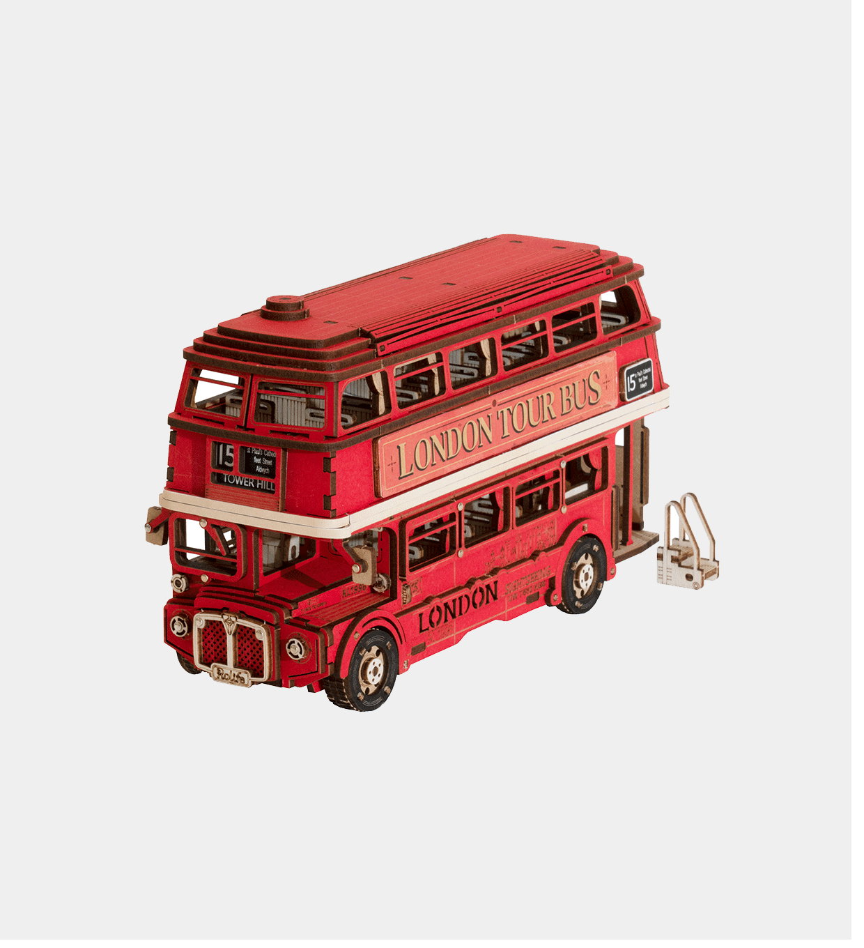 Rolife London Tour Bus 3D Wooden Puzzle TGM02