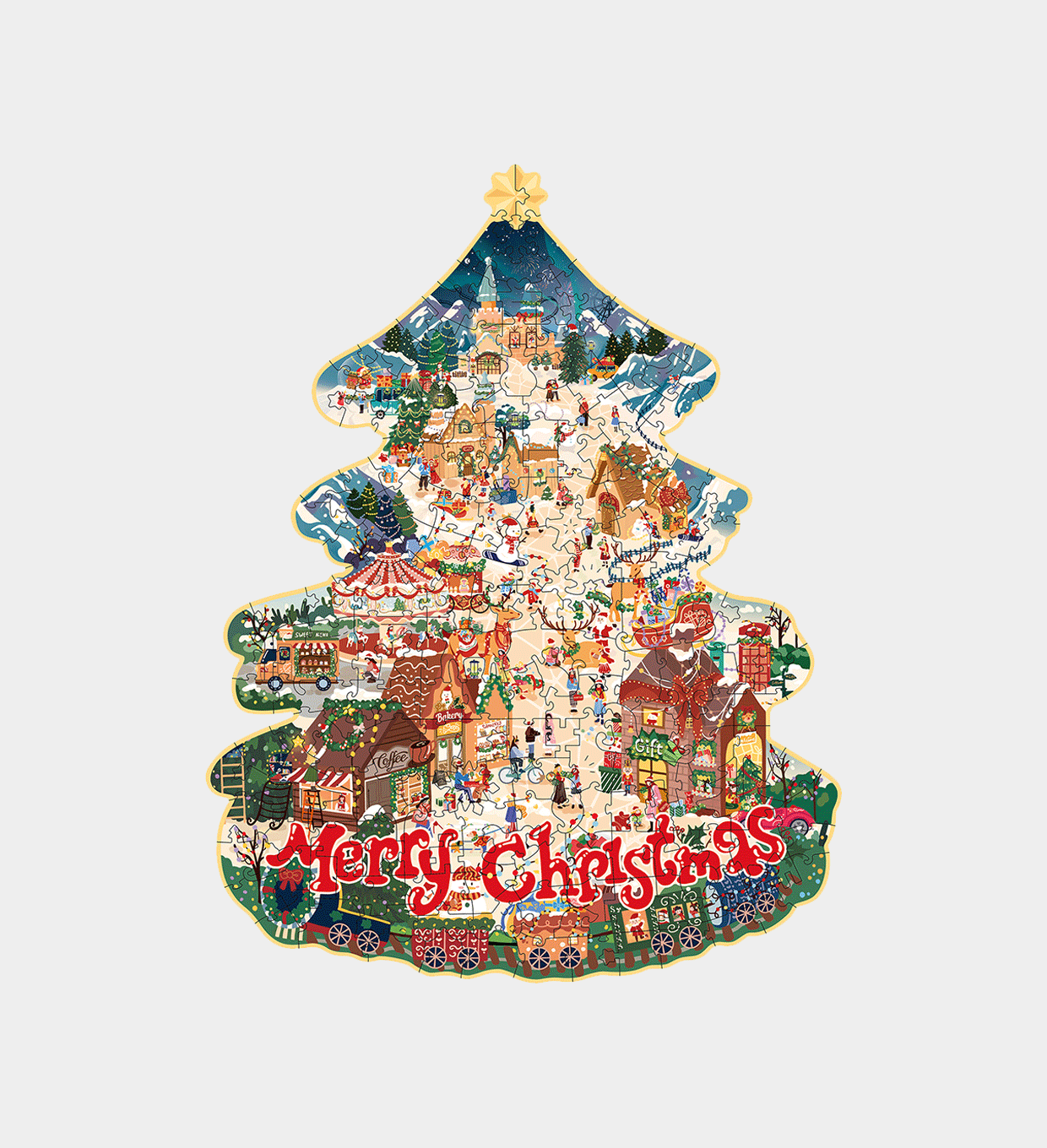 Rowood Christmas Town Jigsaw Puzzle TA007