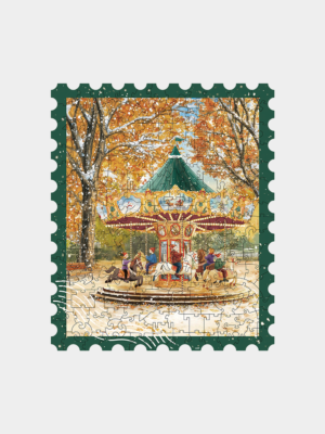 Rowood Golden Autumn Carousel Piece Jigsaw Puzzle TA008