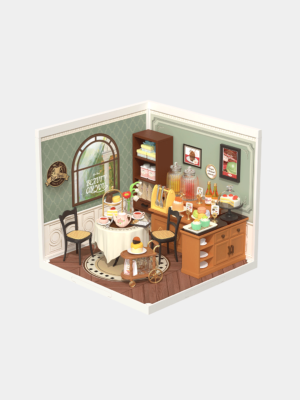 Rolife Sweet Sips Tea DIY Plastic Miniature House DW011