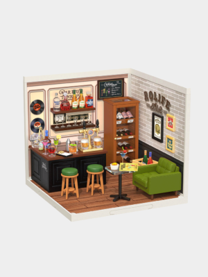 Rolife Leisurely Cheers Bar DIY Plastic Miniature House DW012