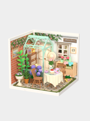 Rolife Blooming Tea Garden DIY Plastic Miniature House DW013B