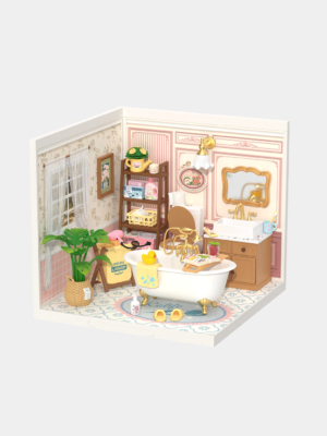 Rolife Pop Bubble Bathroom DIY Plastic Miniature House DW014B