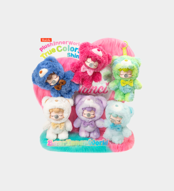 Nanci Bear Inner World Plush Pendant Series Display Showcase MNEXXZ