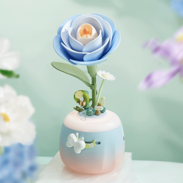 ROKR Starry Camellia Lamp DIY 3D Flower Night Light AF01S