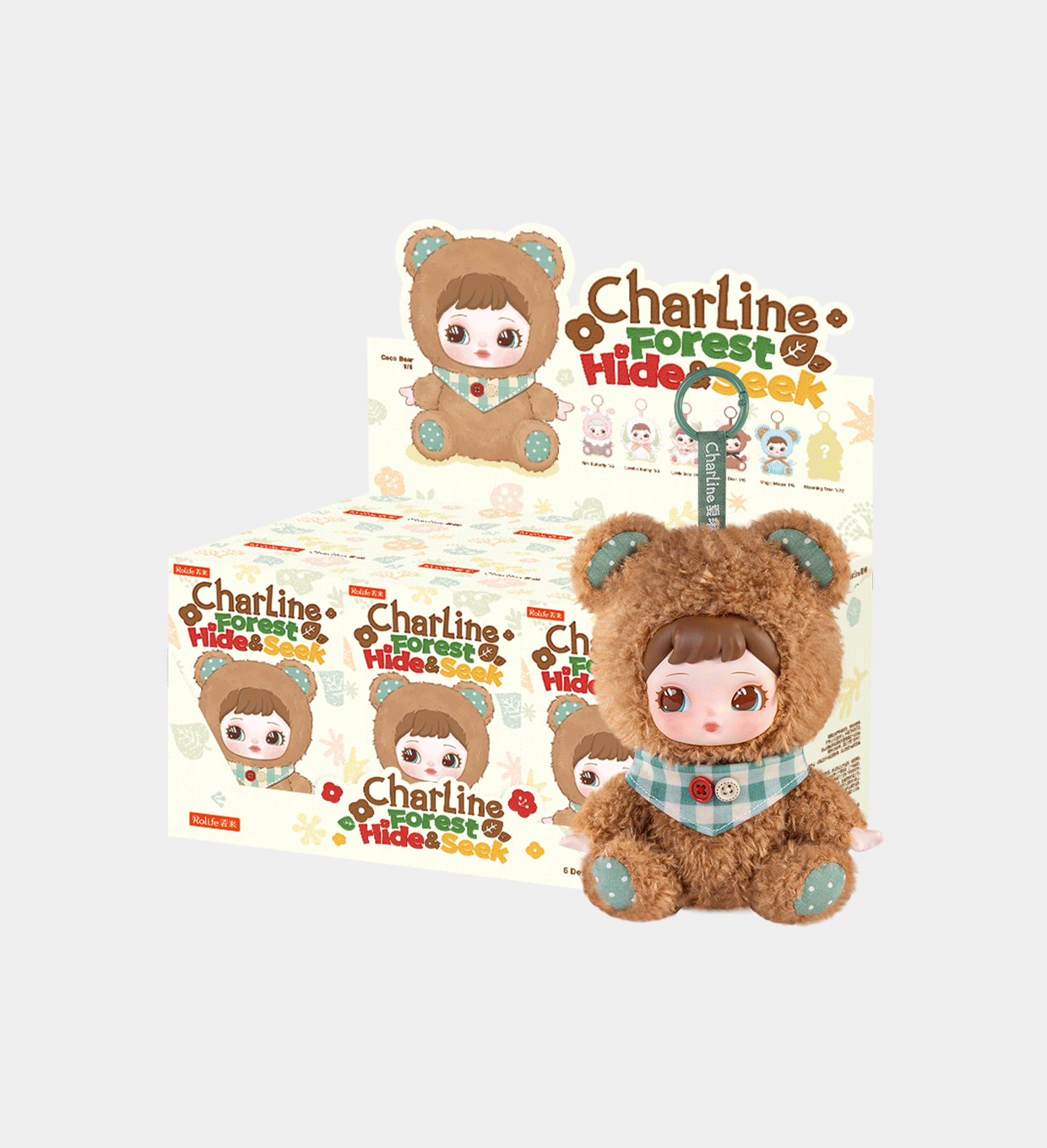 MXAXX-UK Rolife Charline's Forest Hide&Seek Surprise Plush Pendant MXAXX