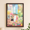 PT012-1 Rolife Cat's Plant Yard 1000 Piece Jigsaw Puzzle PT012