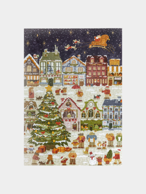 Rolife Puppies' Christmas Eve 1000 Piece Jigsaw Puzzle