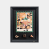 Golden Autumn Carousel Display Showcase TA008Z