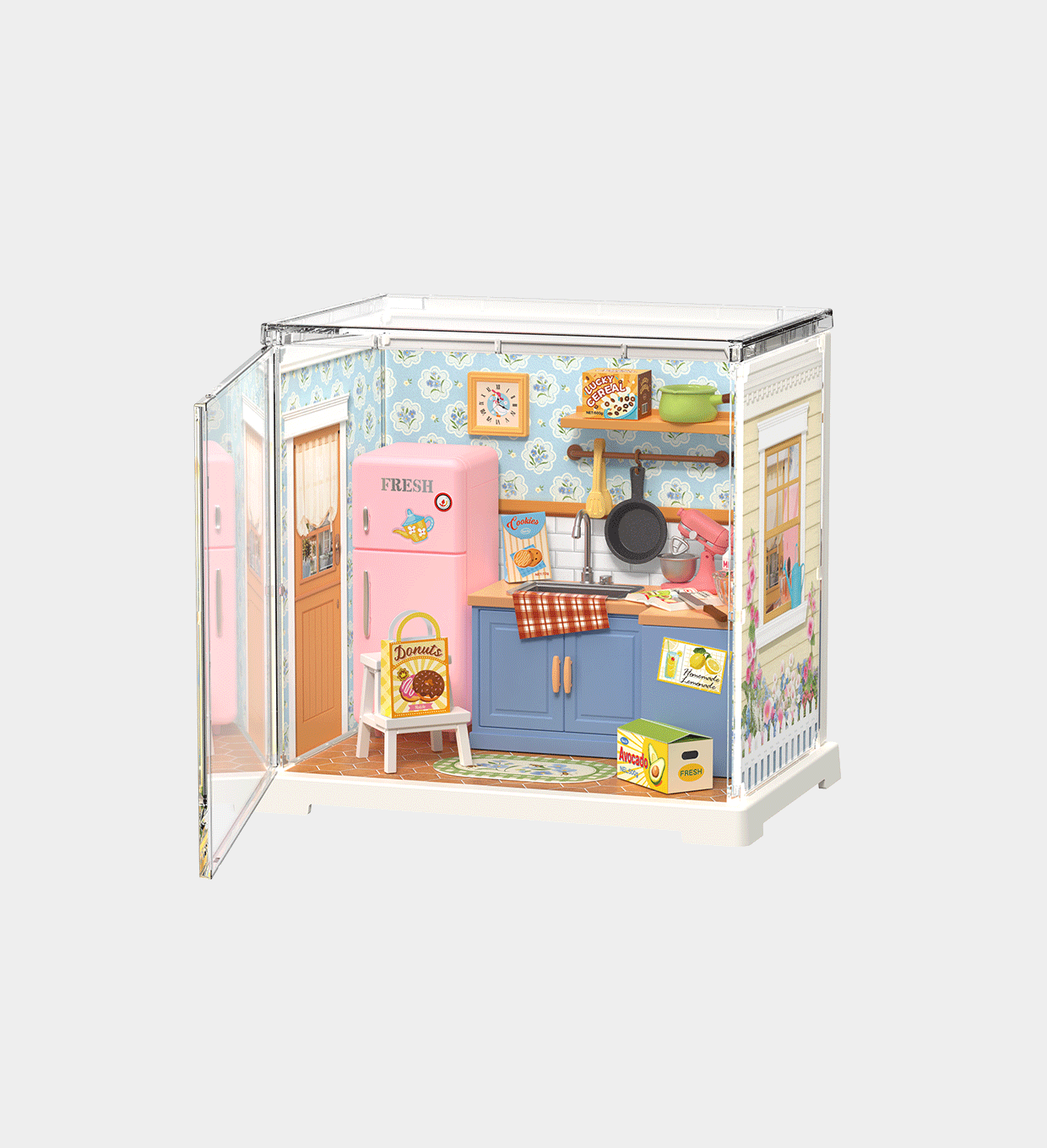 DWS08B-UK Rolife Homely Baking Kitchen DIY Miniature House DWS08B