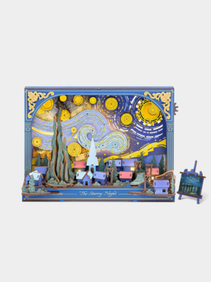 Rowood The Starry Night Wall Art 3D Wooden Puzzle TH003