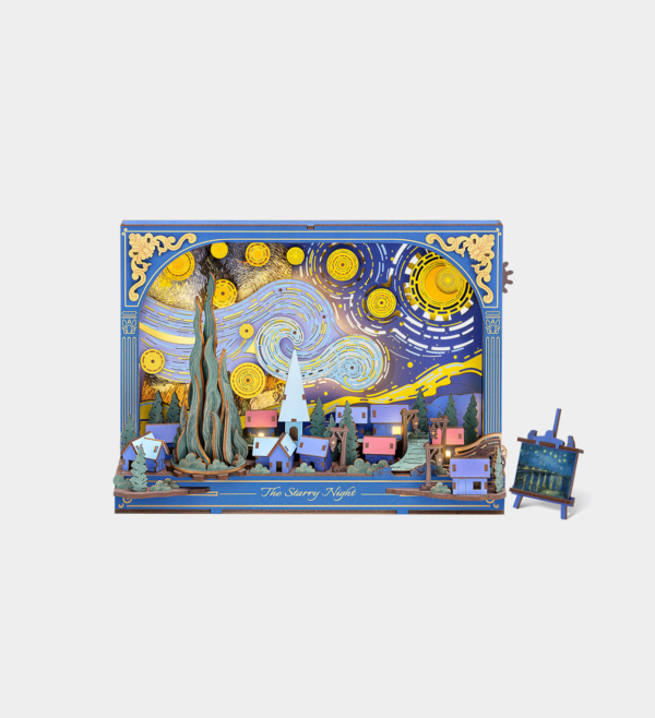 Rowood The Starry Night Wall Art 3D Wooden Puzzle TH003