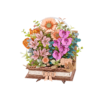 Rowood Wooden Blooming Book DIY Flower Bouquet 3D Puzzle