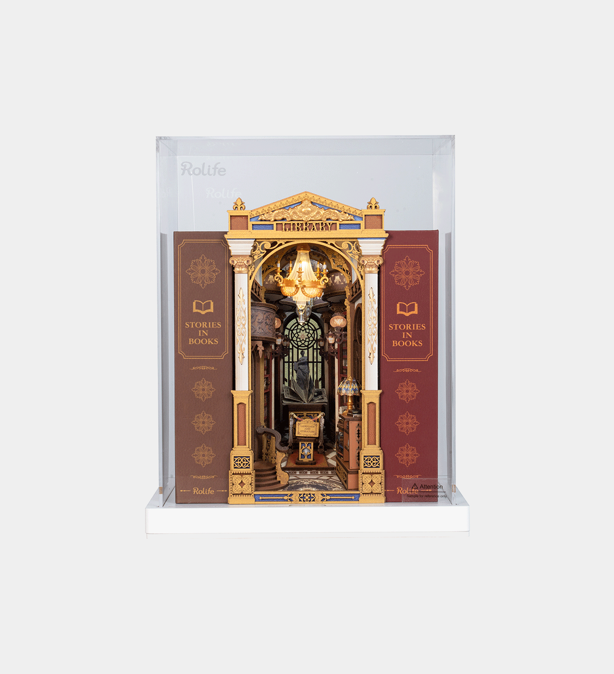 Rolife Library of Wonders Display Showcase TGB16Z