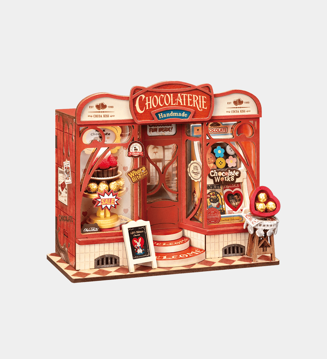 Rolife Sweet Chocolate Shop DIY Miniature House DS046