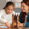 3 Rolife Twin-Tower Cathedral 3D Wooden Puzzle TGA01