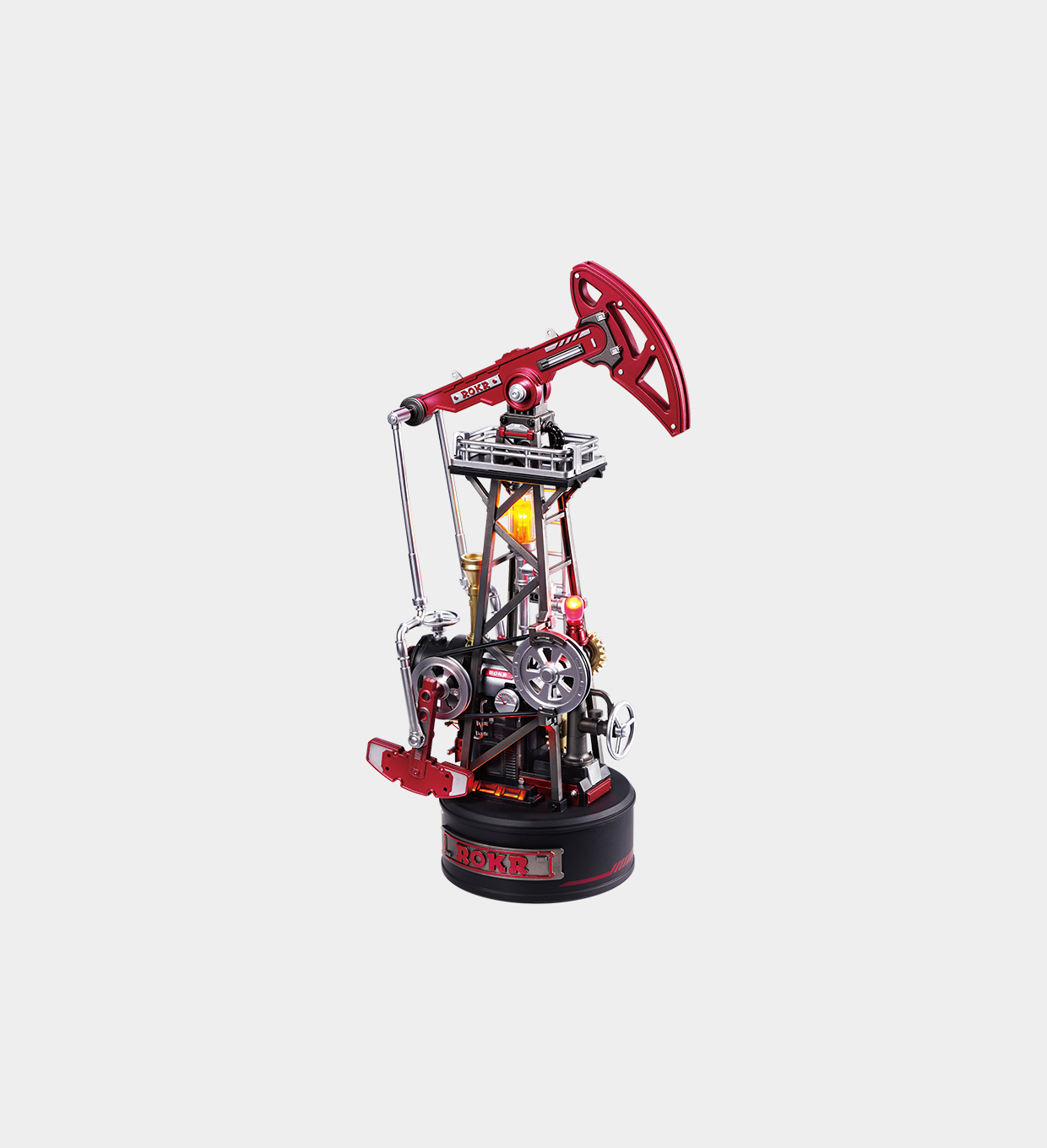 CGL03-GREY ROKR Oil Pump Jack Mechanical 3D Puzzle CGL03