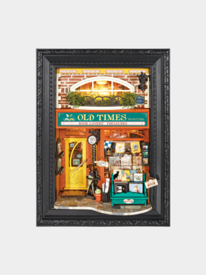 Rolife Old Times Bookstore DIY Miniature House DP004