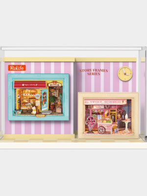 Rolife DIY Miniature Houses Display Showcase DP01XZ